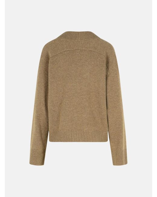 Loulou de Saison Natural Cashmere Cardigan Mole Melange