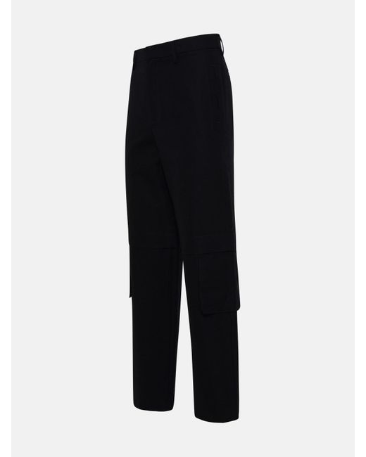 Pantalone worker in misto lino neri da Uomo di Ambush in Nero | Lyst