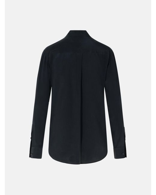 Equipment Blue Silk Shirt
