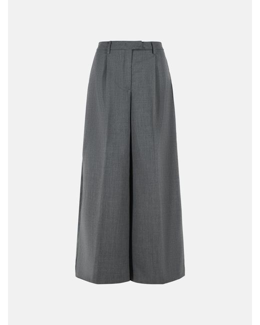 THE LATEST Gray 'Deva' Virgin Wool Blend Pants