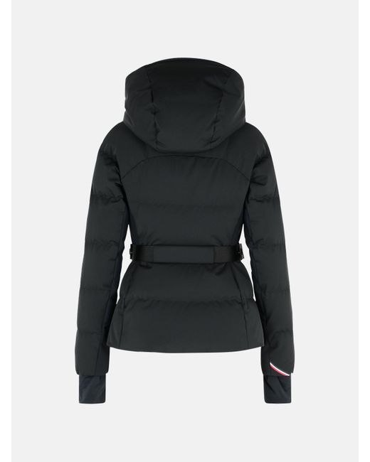 Moncler Black 'guyane' Polyamide Blend Down Jacket