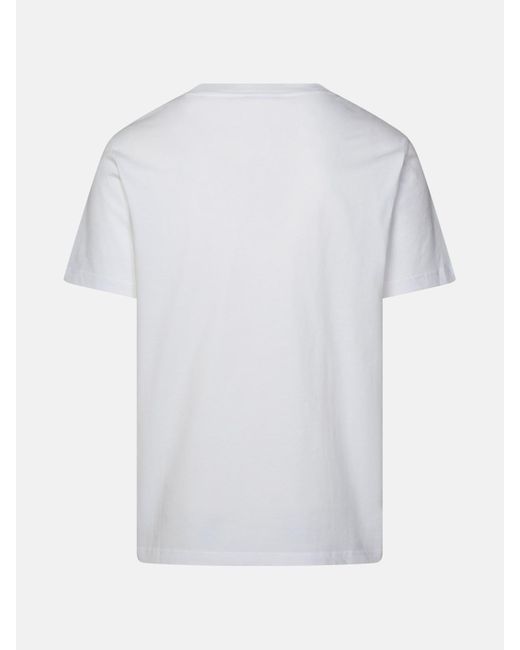 A.P.C. Cotton T-shirt in White for Men | Lyst