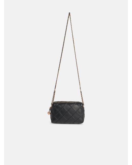 'Fleming' Mini Lear Crossbody Bag di Tory Burch in White