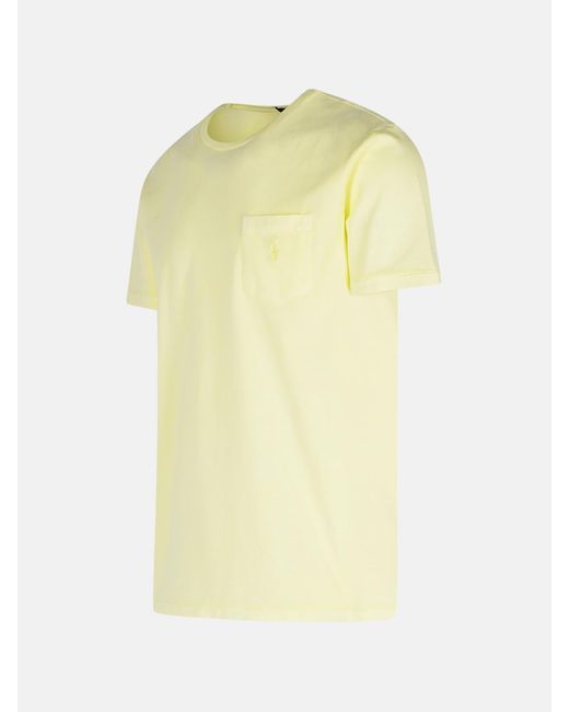 Polo Ralph Lauren Yellow Cotton T-shirt for men