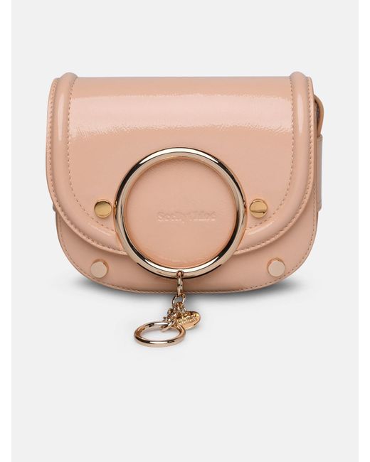 See By Chloé White See By Chloé Pink Patent Leather Bag