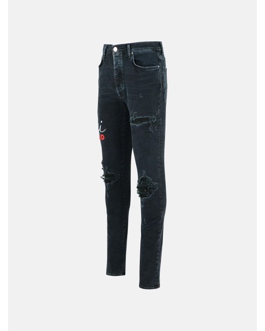 Amiri Blue Cotton Jeans for men