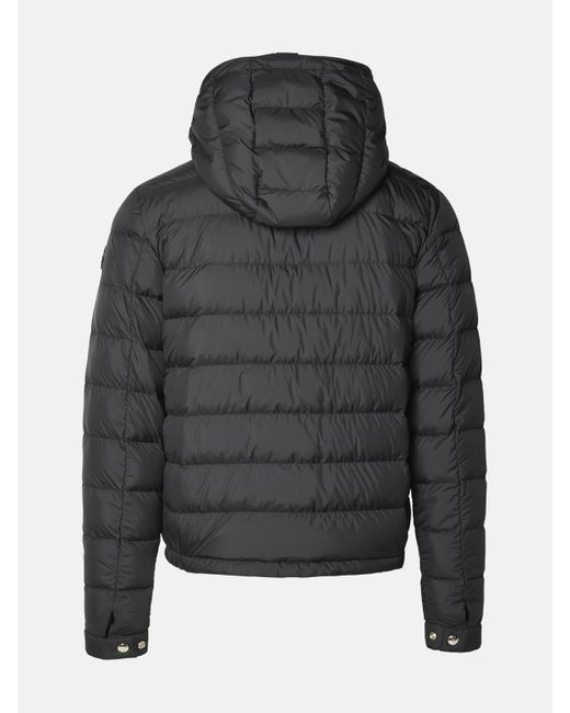 Moncler Black Anthracite Polyester Jacket for men