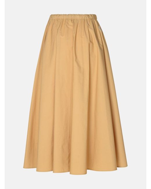 Moncler Natural Cotton Skirt