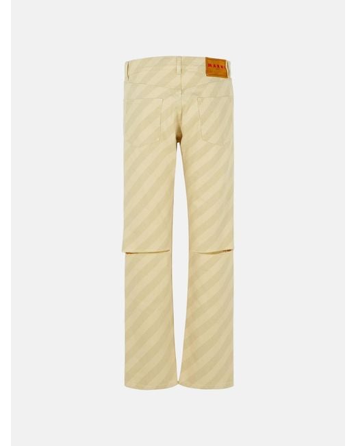 Marni Natural Cotton Jeans