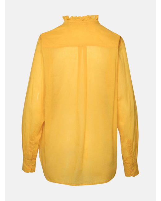 Isabel Marant Yellow Marant Étoile 'gamble' Cotton Shirt