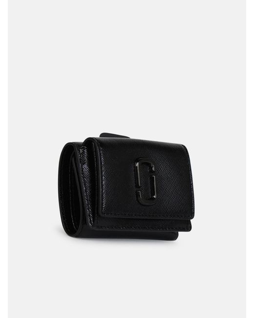 Marc Jacobs Black 'utility Snapshot' Mini Wallet In Leather