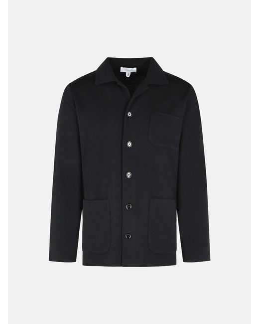 Lardini Black Wool Jacket for men