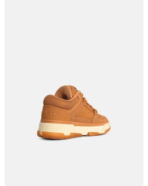 Amiri Brown 'wheat' Leather Blend Sneakers for men