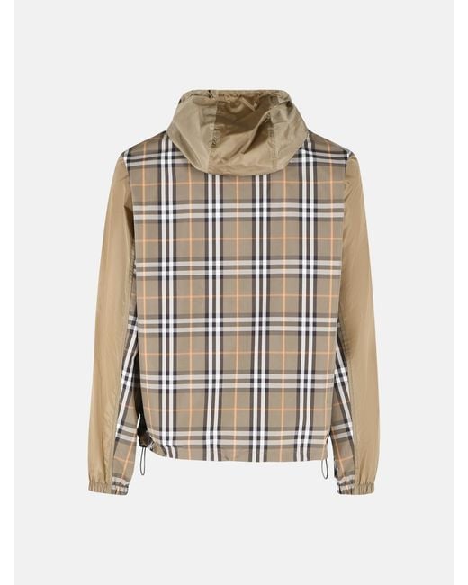 Burberry Natural 'Newport' Polyamide Jacket for men