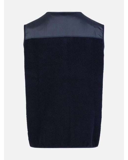A.P.C. Blue 'nate' Polyester Vest for men