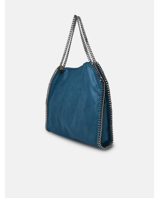 Stella McCartney Polyester 2 Chain Falabella Bag in Blue | Lyst