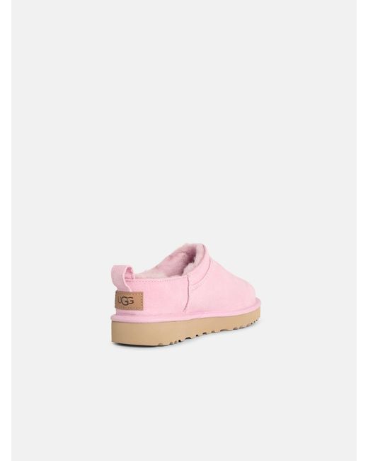 Ugg Pink 'Classic Micro' Suede Boots