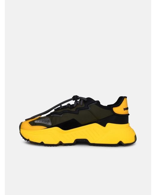 Dolce Gabbana And Yellow Daymaster Sneakers in Green for Men Lyst