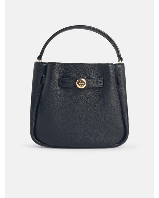 Borsa A Secchiello Mini "Romy" di Tory Burch in Blue