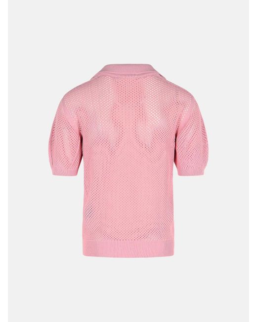 Laneus Pink Viscose Blend Sweater for men