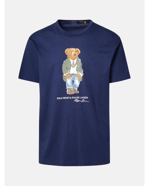 Polo Ralph Lauren Blue Cotton T-shirt for men