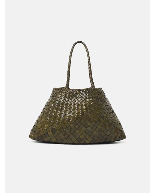 Borsa 'Santa Croce Big' di Dragon Diffusion in Green