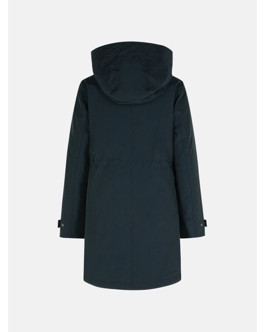 Woolrich Blue 3-in-1 'authentic' Dark Cotton Blend Parka