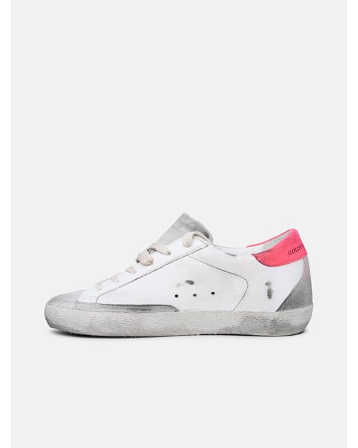 Golden Goose Deluxe Brand White 'super-star Classic' Leather Sneakers