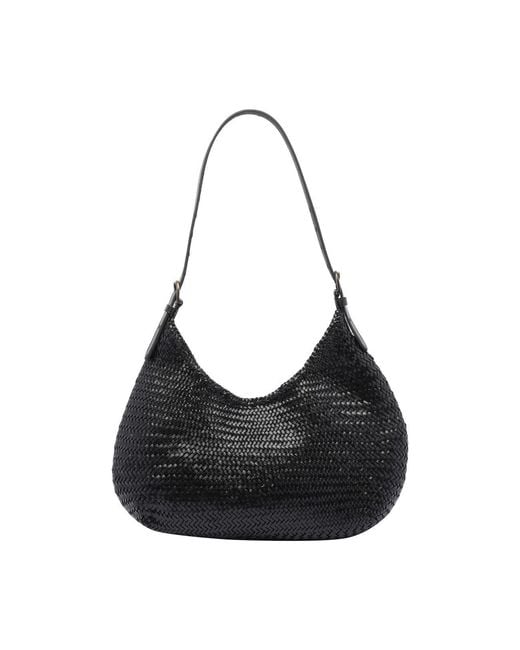 Dragon Diffusion Black Luna Mezza Hobo Bag