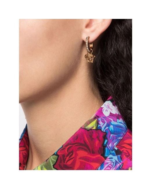 Versace Metallic Earrings
