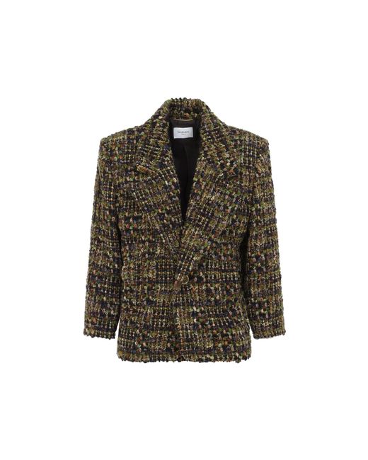 Saint Laurent Green Tweed Jacket
