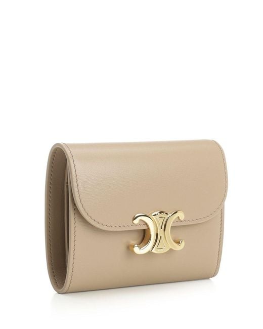 Céline Natural Small "Triomphe" Wallet