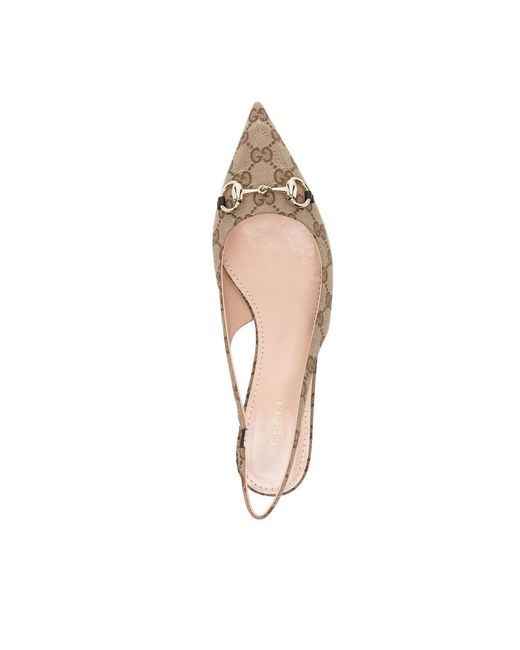 Gucci Metallic Neutrals Pumps