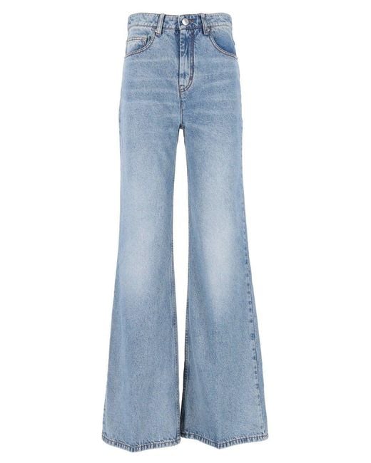 AMI Blue Ami Flare Jeans