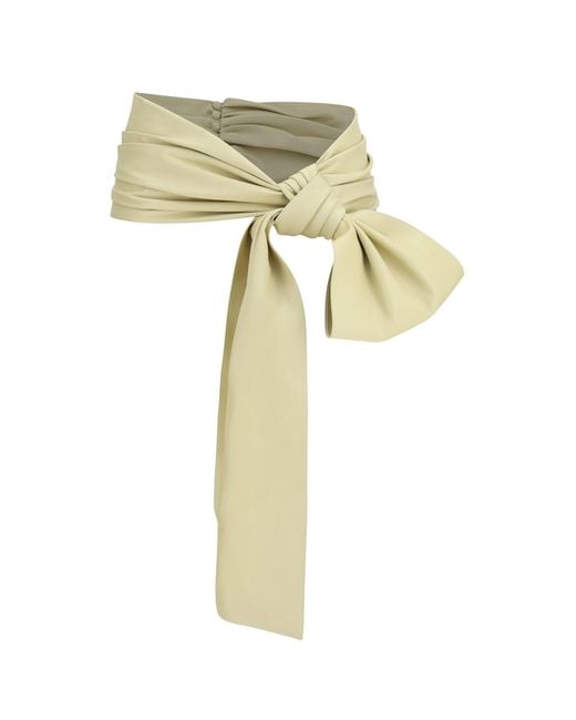 Chloé Metallic Chloé Bow Belt