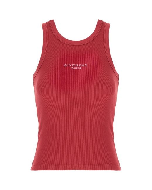 Givenchy Red Clothing Tops for men