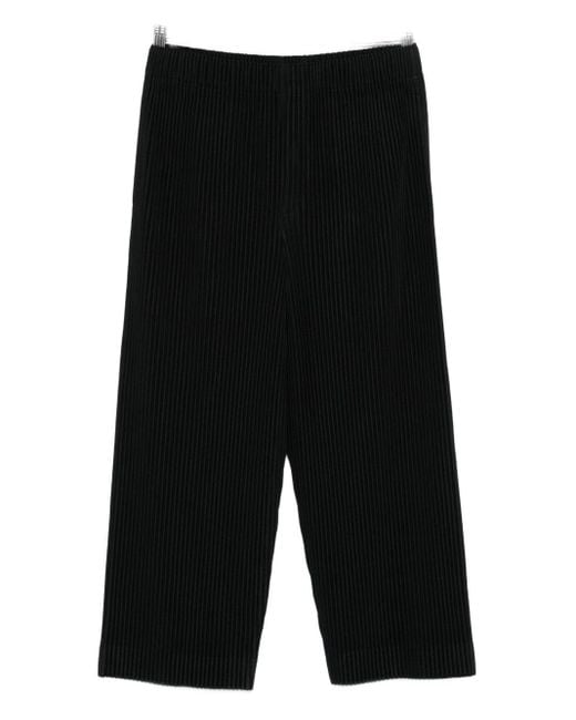 Homme Plissé Issey Miyake Black Homme Plisse' Issey Miyake Pleated Trousers for men