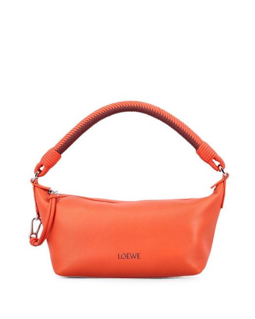 Loewe Red Cala Leather Pouch