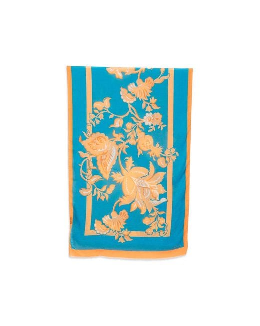 Etro Blue Winter Scarves