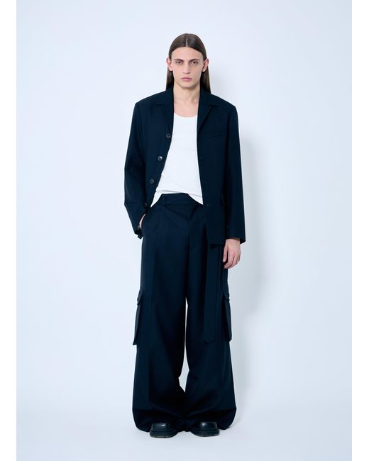 Dries Van Noten Blue Bays Jacket for men