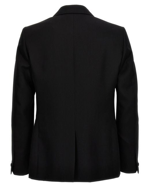 Givenchy Black 'Peack Lapel' Blazer for men