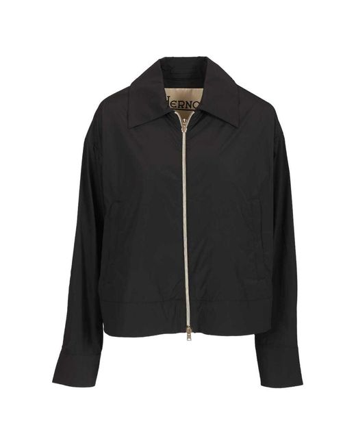 Herno Black Short Jacket