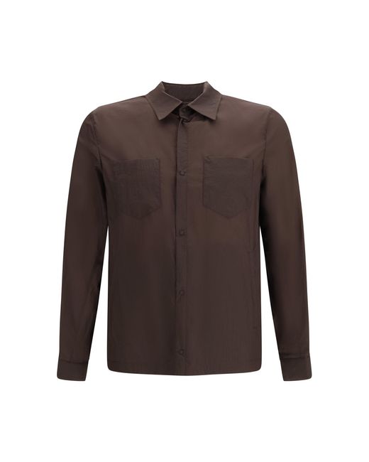 Herno Brown Technical Shirt for men