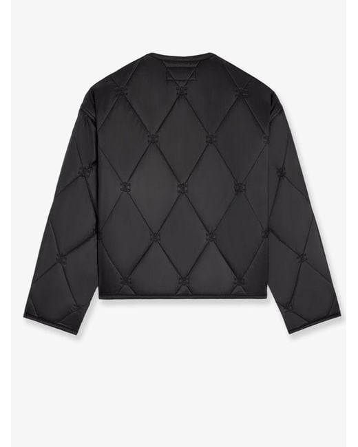 Céline Black Triomphe Quilted Jacket