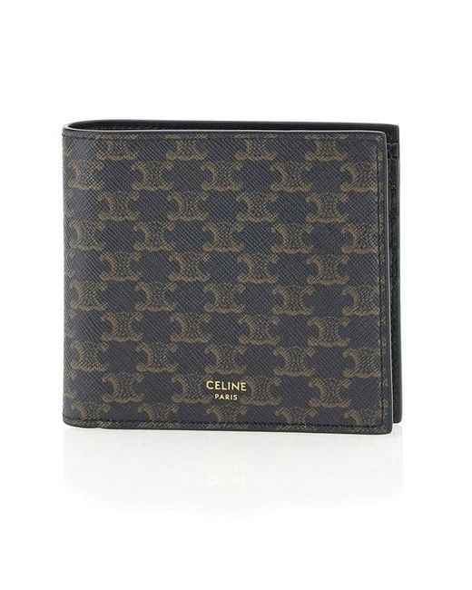 Céline Gray Bi-Fold Wallet for men
