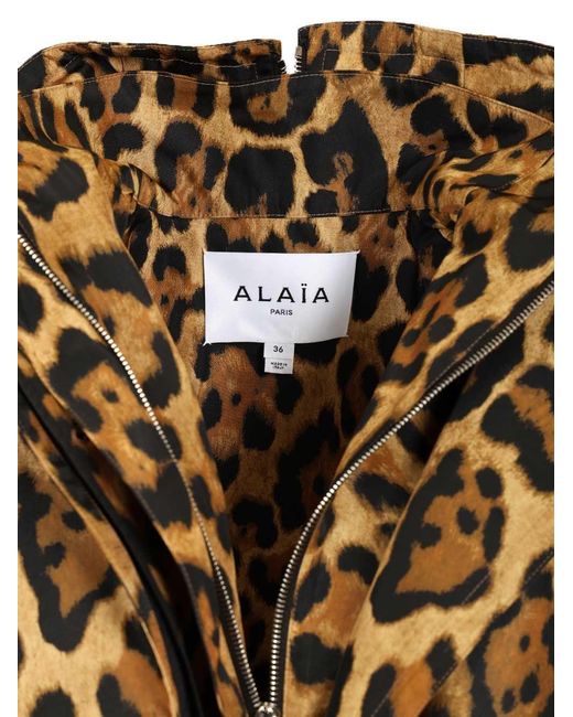 Alaïa Natural Alaïa Layered Coat