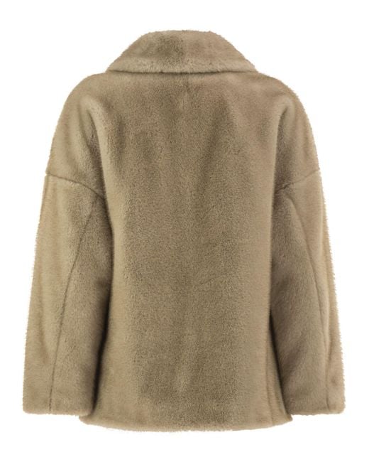 Herno Natural Faux-Fur Effect Jacket