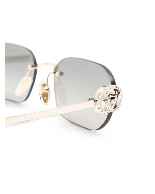 Gucci White Sunglasses