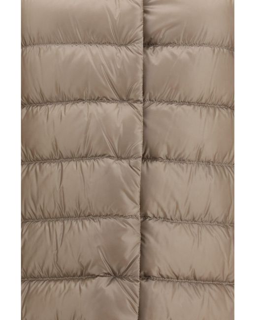 Herno Brown Midi Down Jacket
