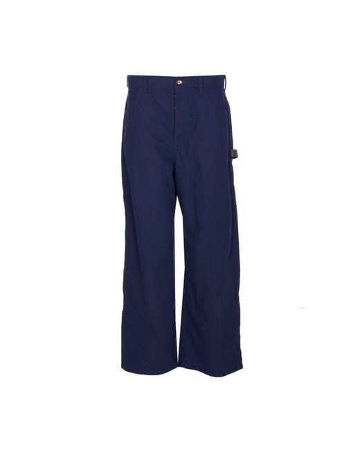 Loewe Blue Logo Carpenter Pants for men